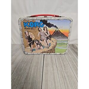 Vintage 1975 Hanna Barbera's Korg 70,000 B.C. Thermos  Lunchbox
